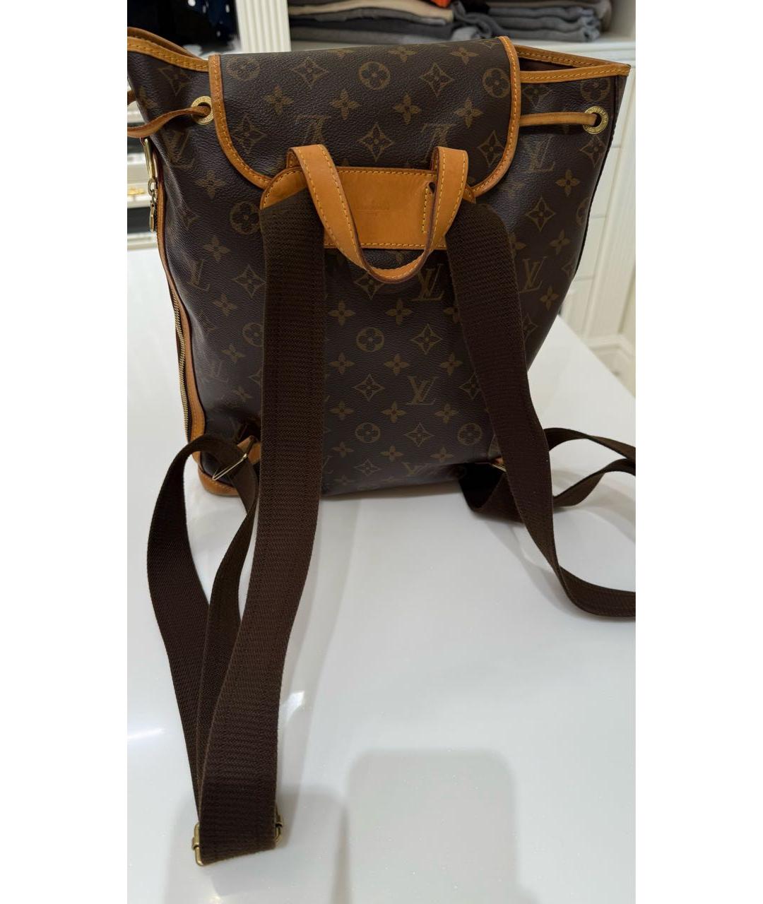 LOUIS VUITTON Коричневый рюкзак, фото 2