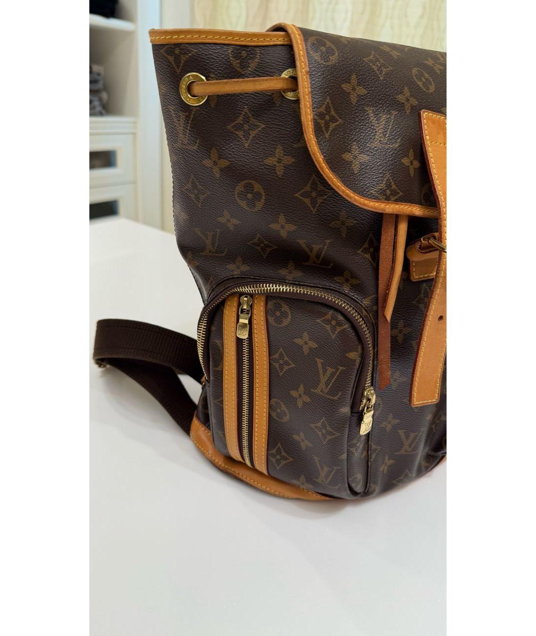 LOUIS VUITTON Коричневый рюкзак, фото 5