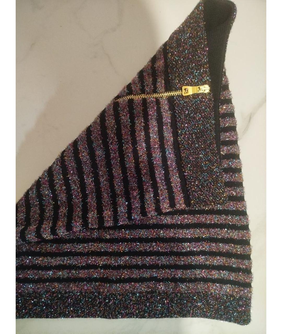 BALMAIN Мульти юбка мини, фото 3