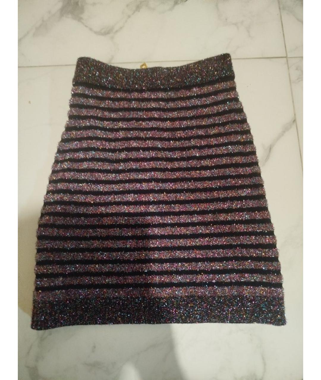 BALMAIN Мульти юбка мини, фото 4