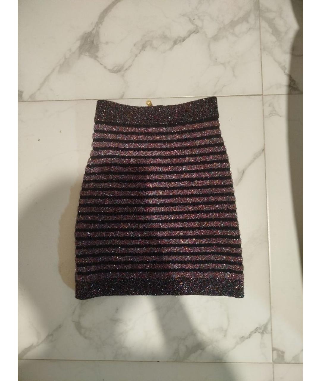 BALMAIN Мульти юбка мини, фото 2