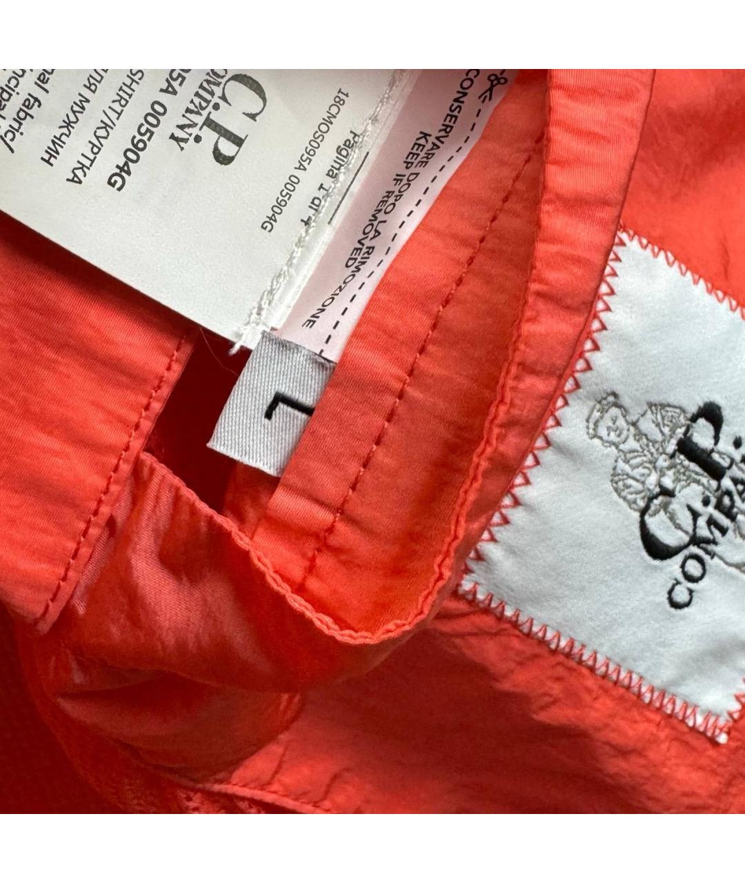 CP COMPANY Красная полиэстеровая куртка, фото 5