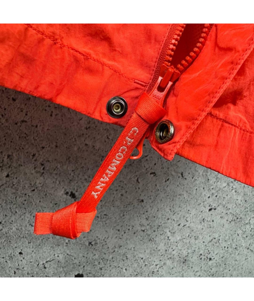 CP COMPANY Красная полиэстеровая куртка, фото 4
