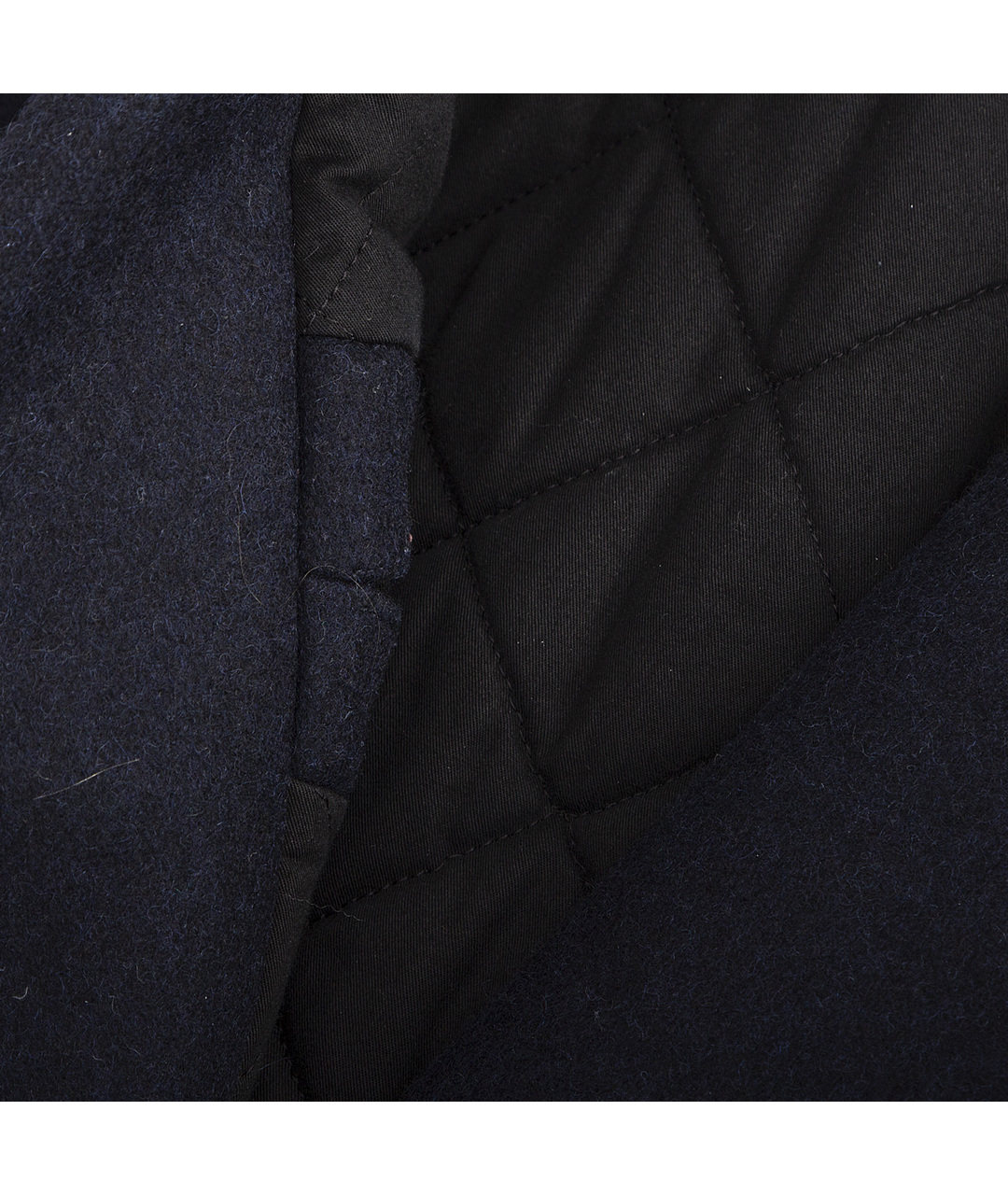 BALMAIN Темно-синее шерстяное пальто, фото 6