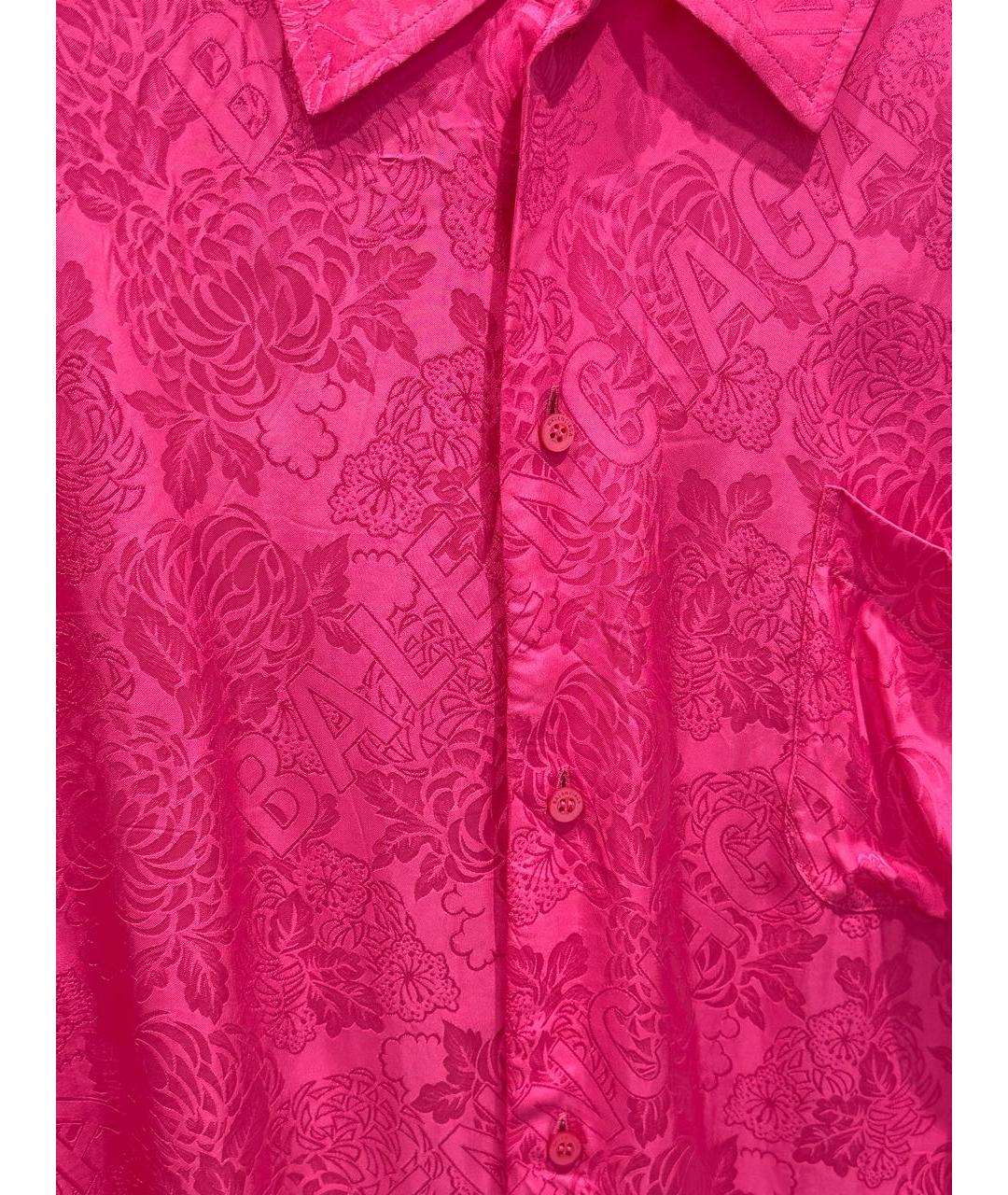 BALENCIAGA Розовая вискозная рубашка, фото 5