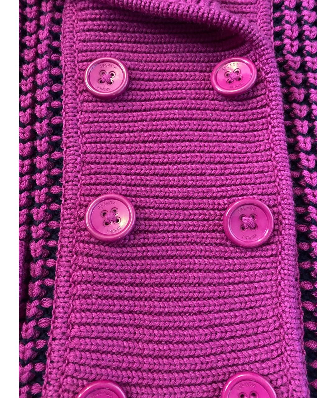 ESCADA Фиолетовый шерстяной кардиган, фото 4