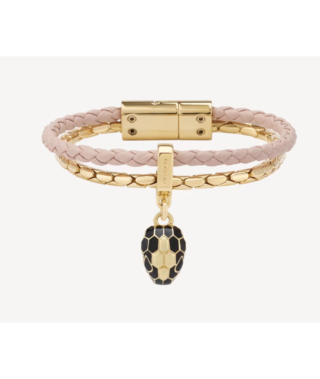 BVLGARI Розовый латунный браслет, фото 8