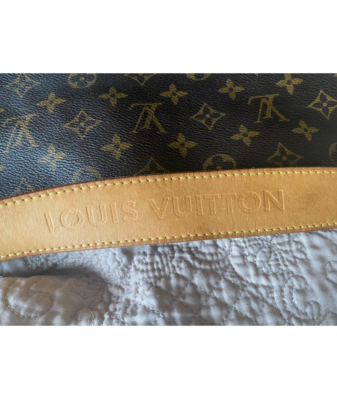 LOUIS VUITTON Коричневая сумка через плечо из искусственной кожи, фото 6