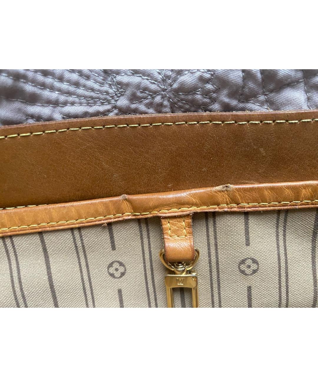 LOUIS VUITTON Коричневая сумка через плечо из искусственной кожи, фото 8