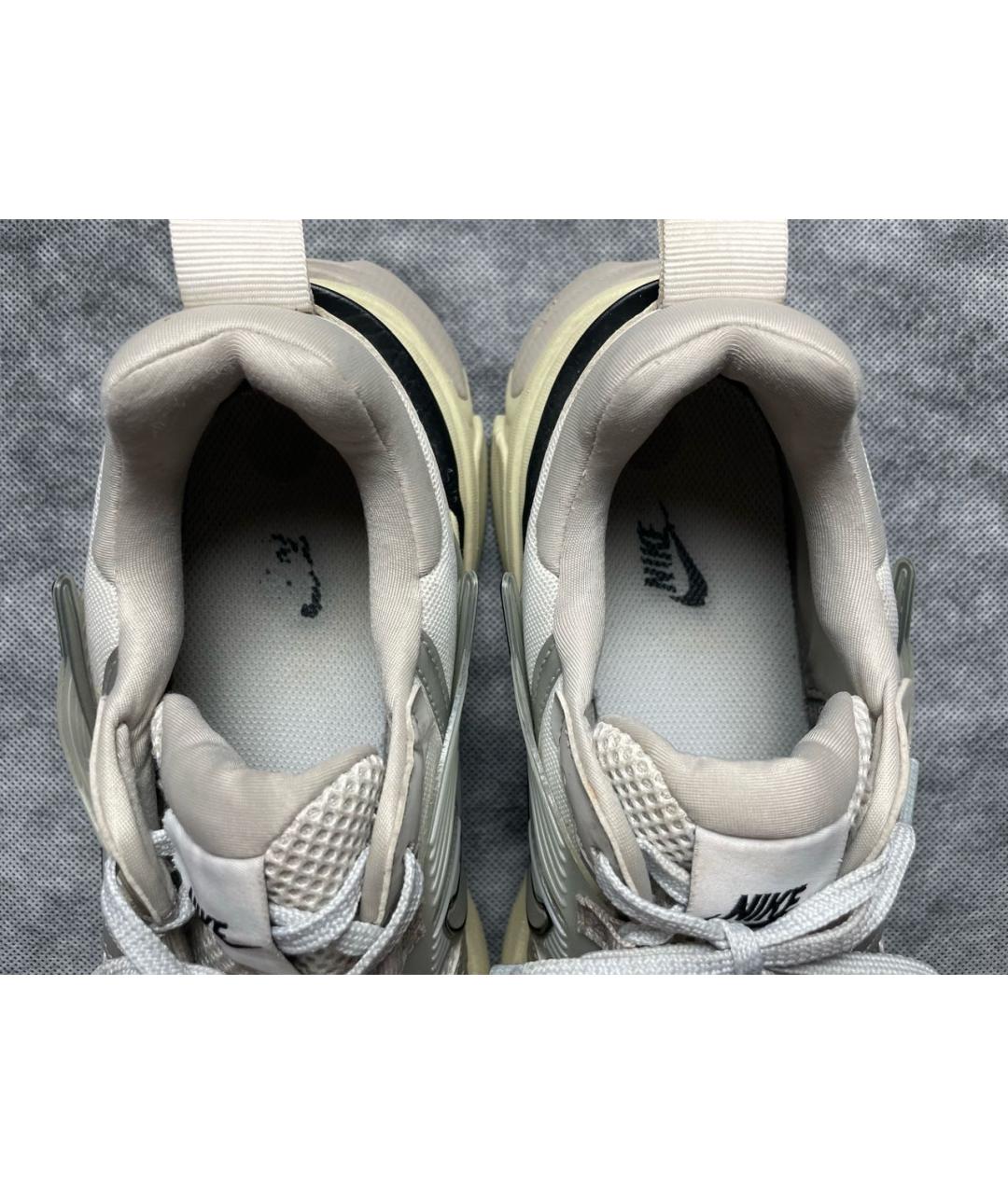 NIKE Белые текстильные низкие кроссовки / кеды, фото 8