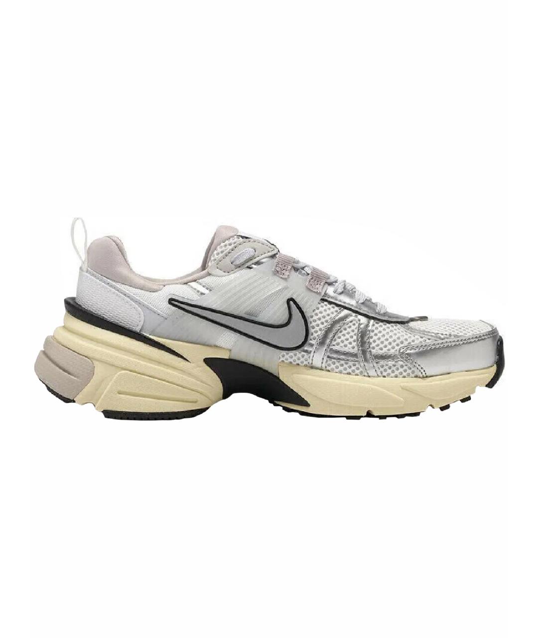 NIKE Белые текстильные низкие кроссовки / кеды, фото 1