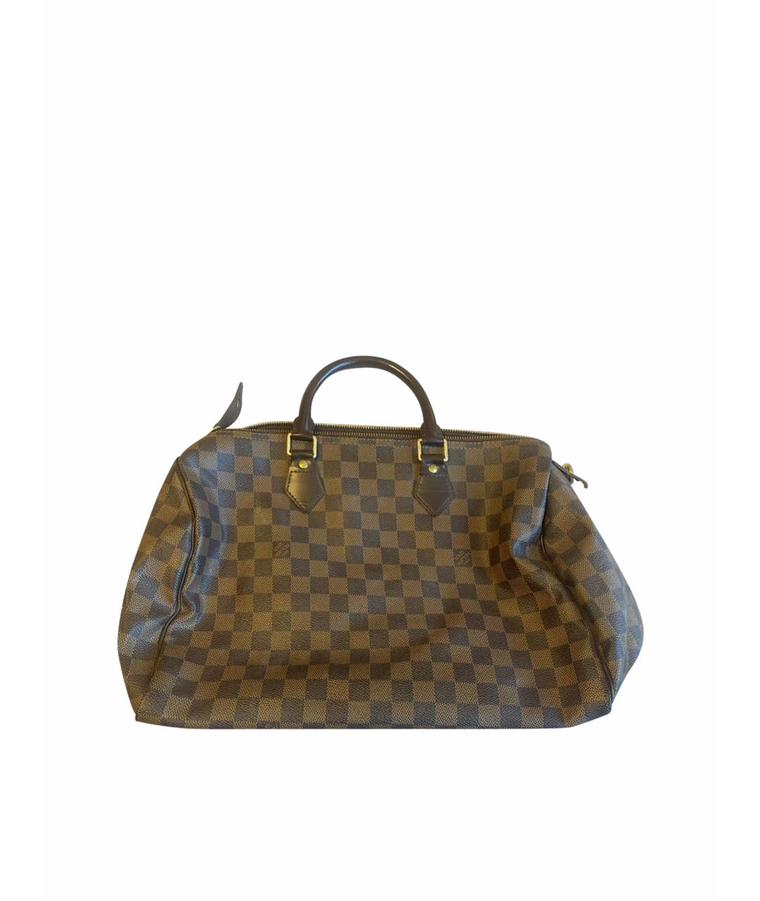 LOUIS VUITTON Коричневая сумка с короткими ручками, фото 1