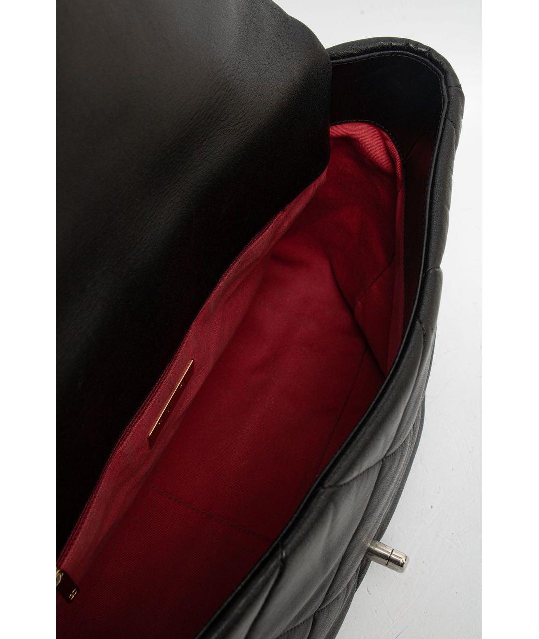 CHANEL Черная кожаная сумка через плечо, фото 5