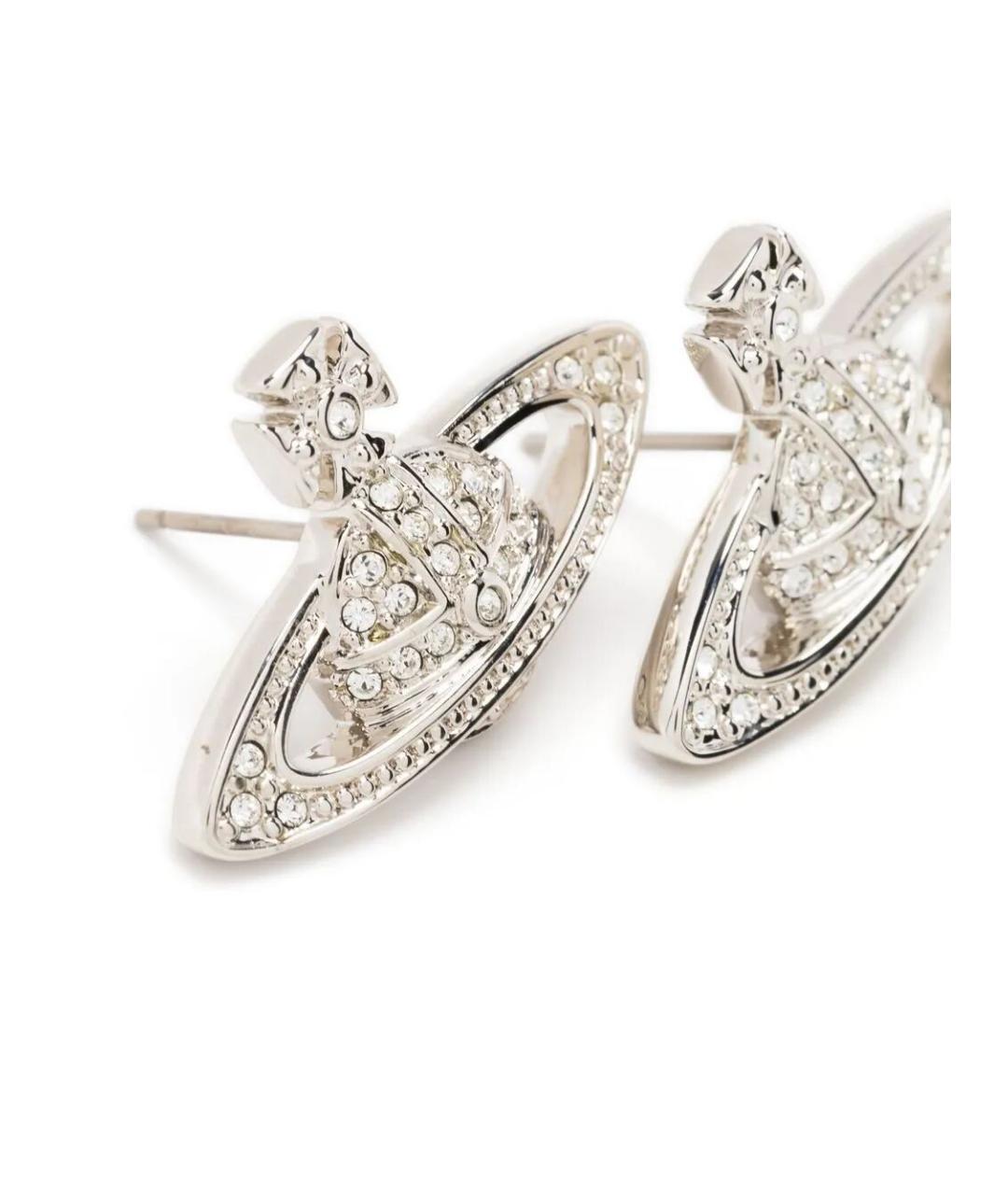 VIVIENNE WESTWOOD Серебряные металлические серьги, фото 3