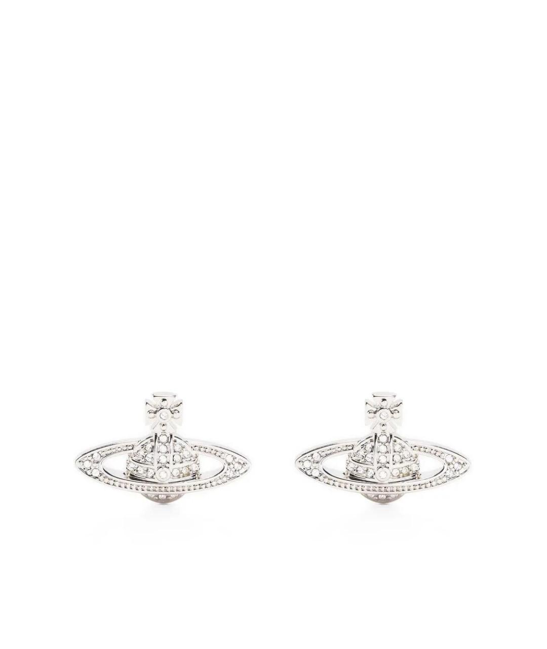 VIVIENNE WESTWOOD Серебряные металлические серьги, фото 1