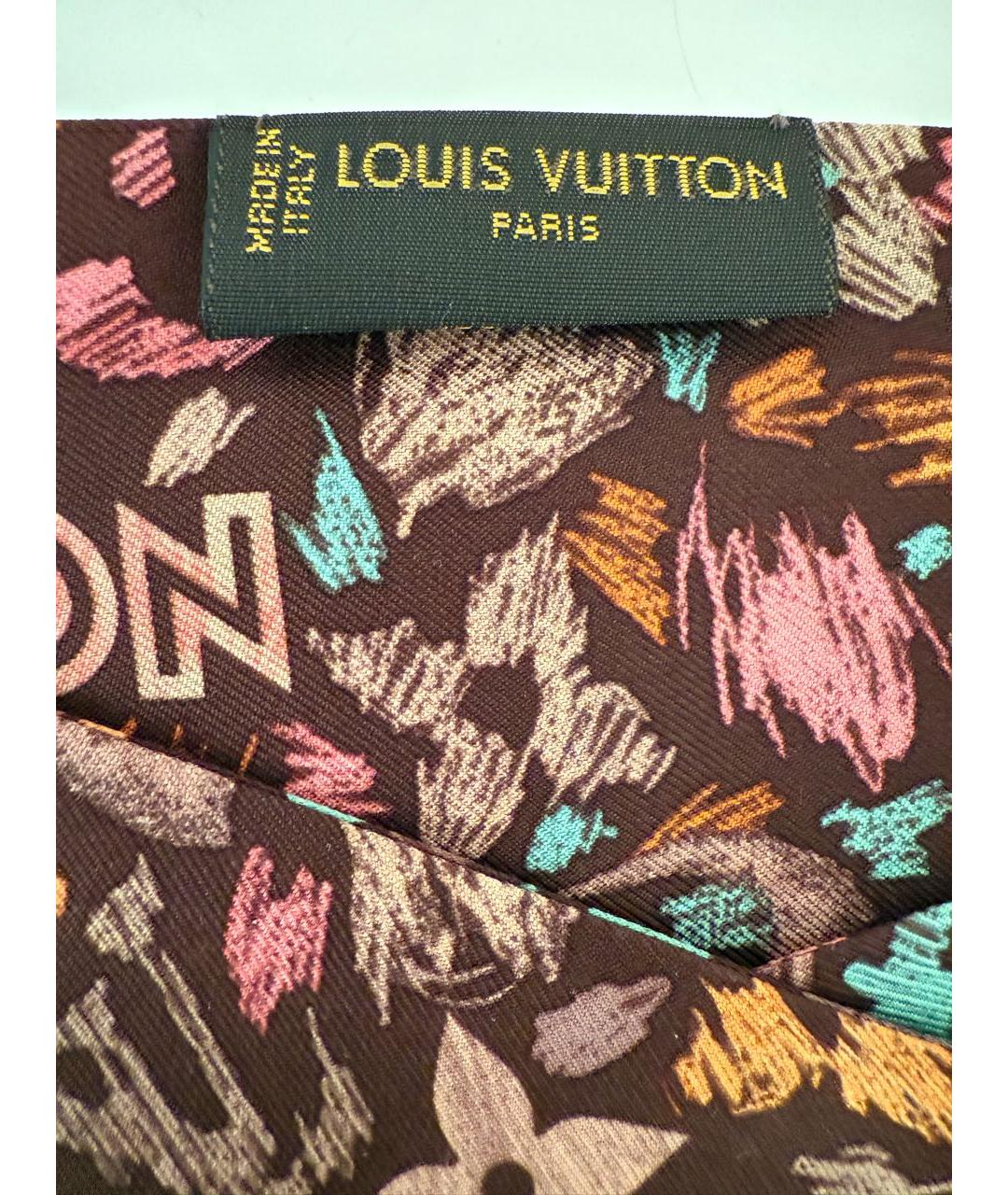 LOUIS VUITTON Шелковый шарф, фото 4