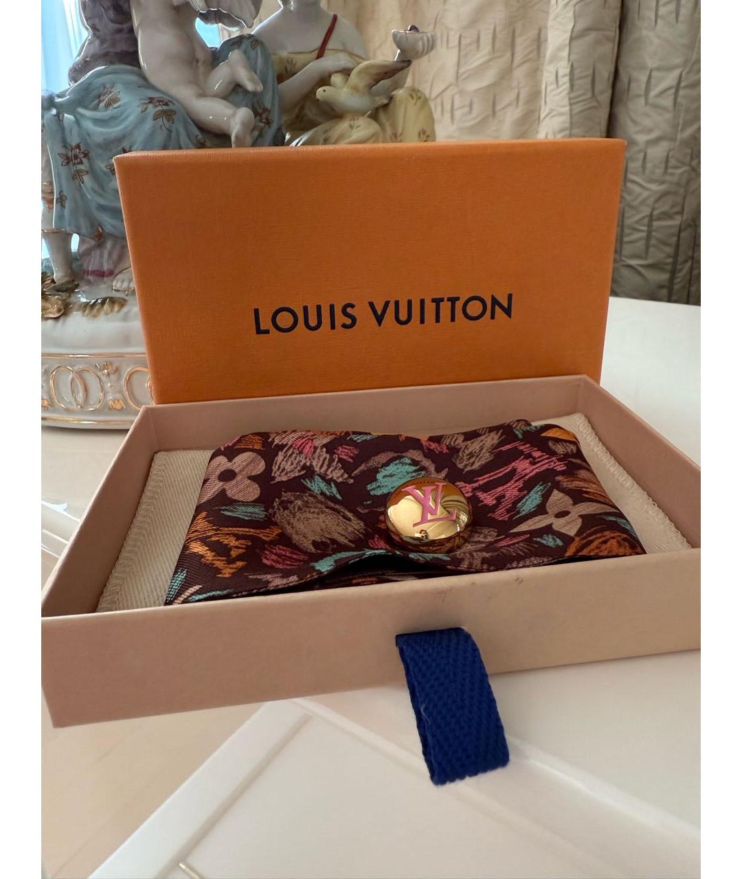 LOUIS VUITTON Шелковый шарф, фото 9