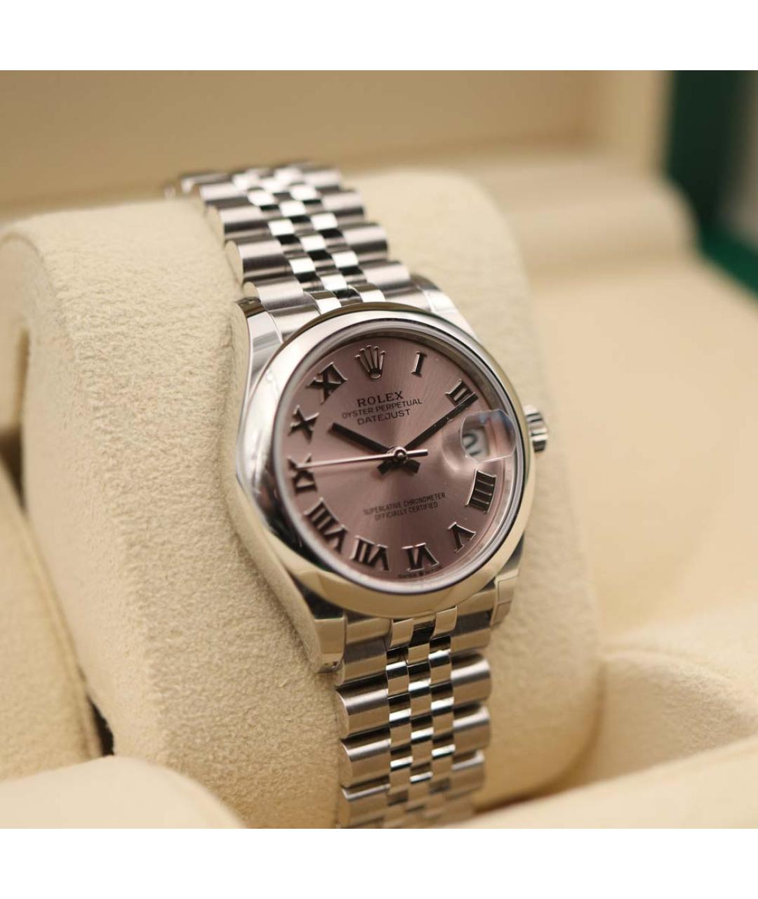 ROLEX Розовые часы, фото 5