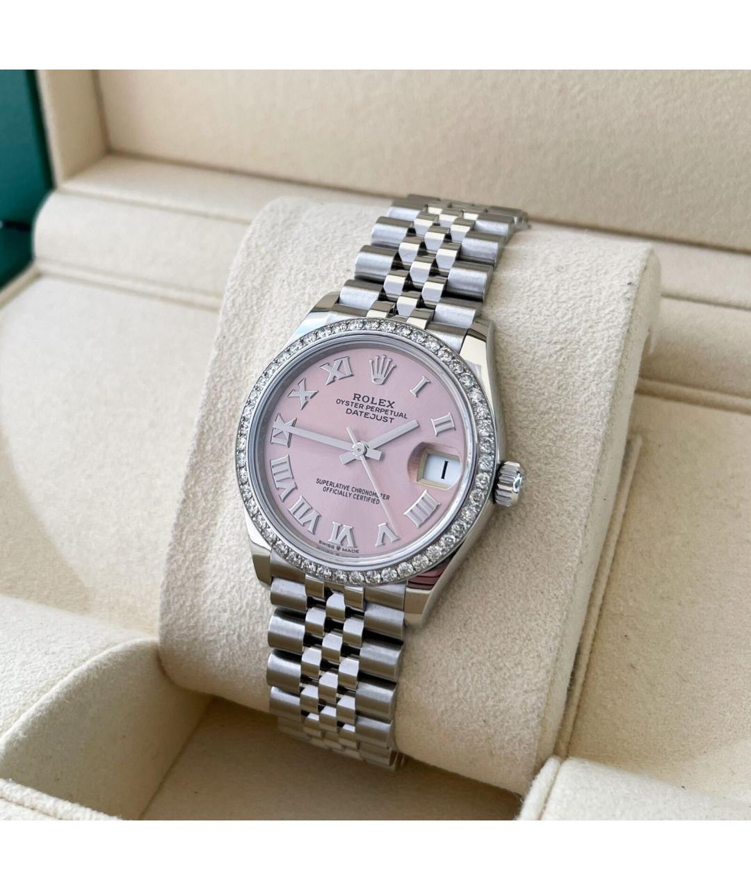 ROLEX Розовые часы, фото 3