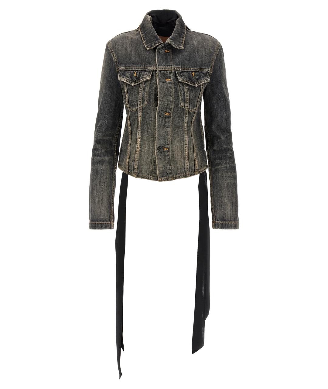BALENCIAGA Серая хлопковая куртка, фото 1