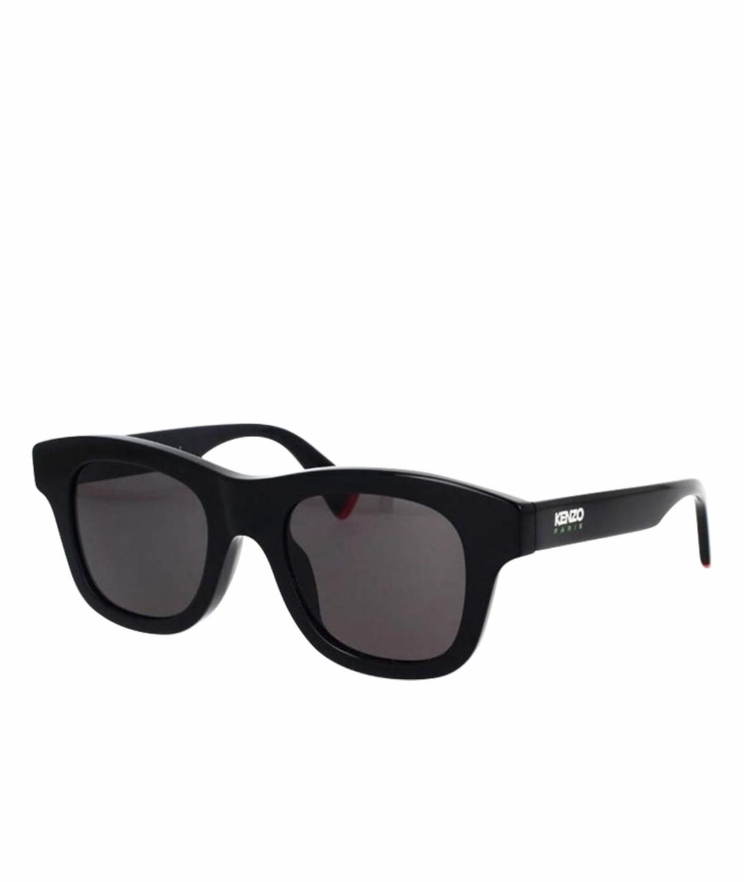 KENZO Черные пластиковые солнцезащитные очки, фото 1
