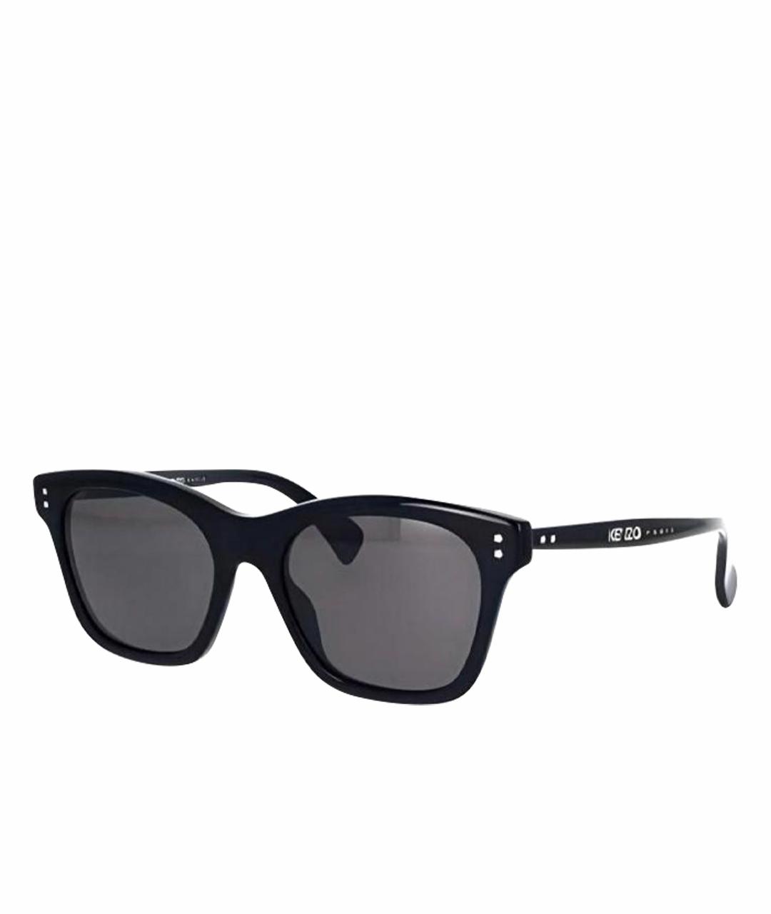 KENZO Черные пластиковые солнцезащитные очки, фото 1