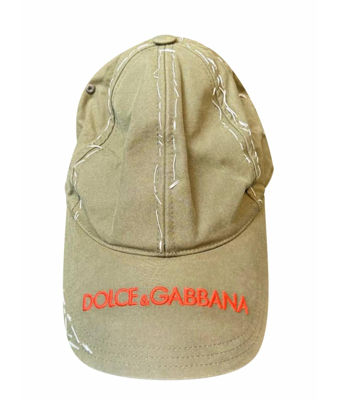DOLCE&GABBANA Хаки кепка/бейсболка, фото 7