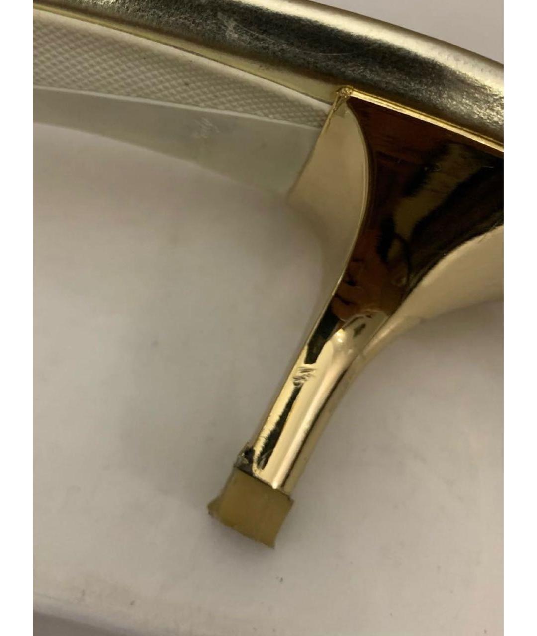 LOUIS VUITTON Белые мюли, фото 8