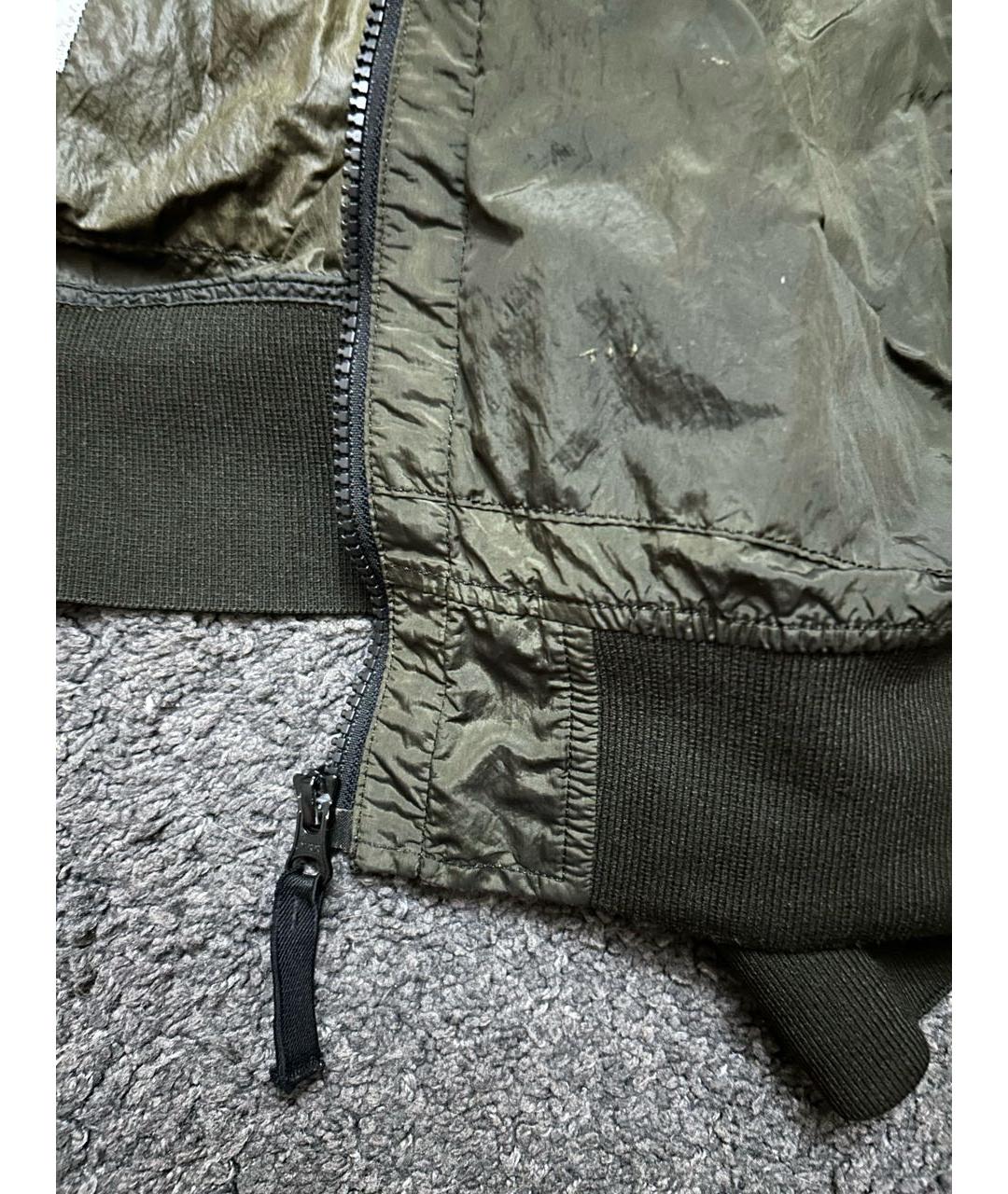 STONE ISLAND Хаки тренч / плащ, фото 6