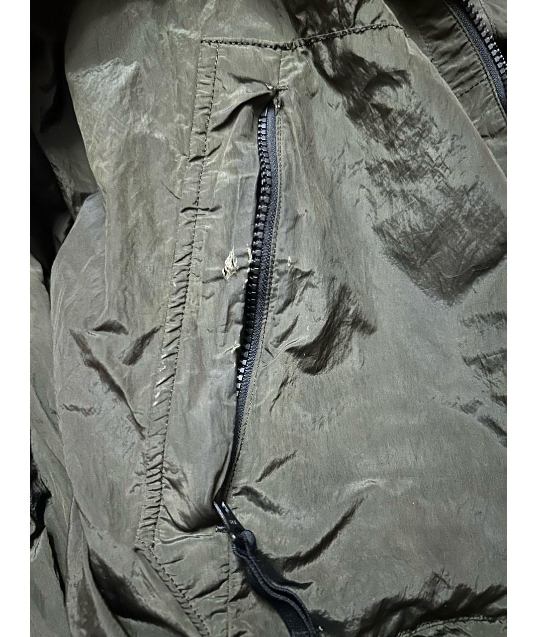 STONE ISLAND Хаки тренч / плащ, фото 5