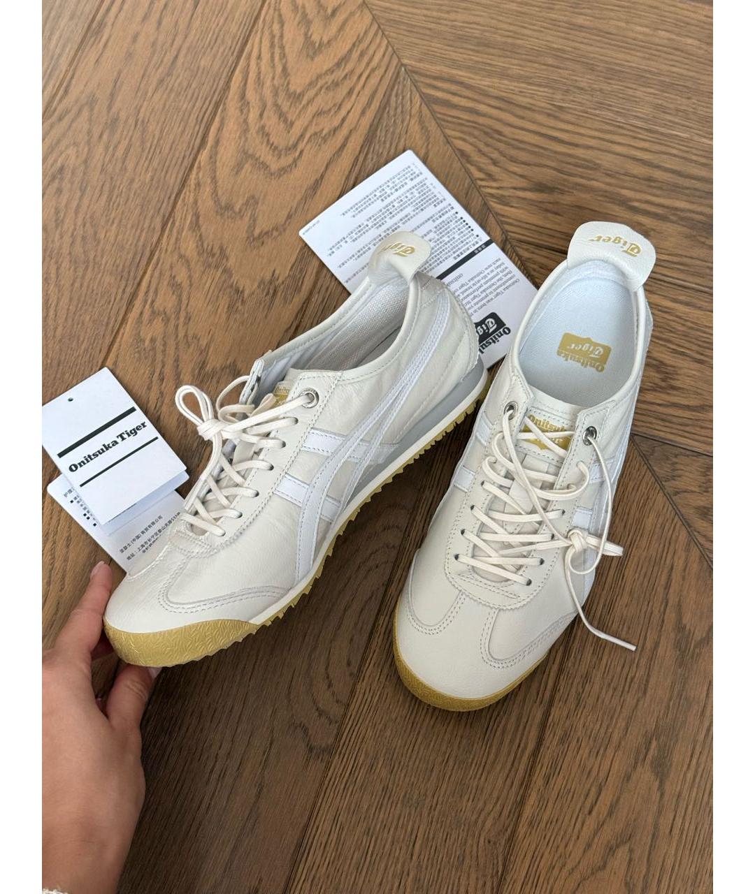 ONITSUKA TIGER Белые кожаные кроссовки, фото 7