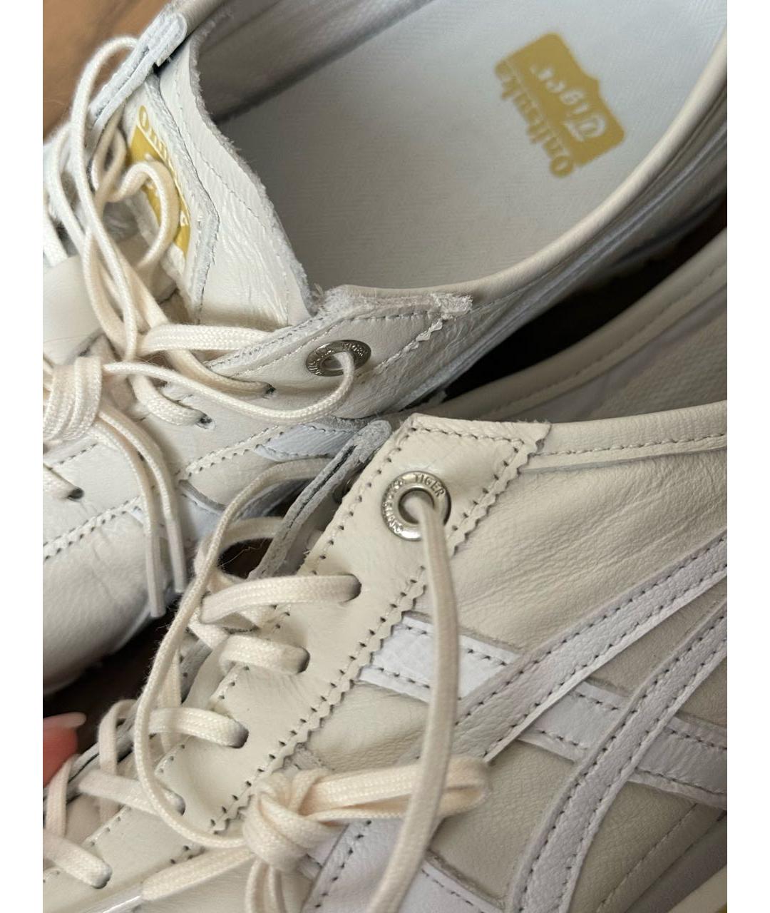 ONITSUKA TIGER Белые кожаные кроссовки, фото 5