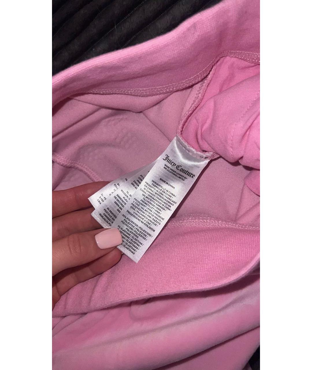 JUICY COUTURE Розовый полиэстеровый спортивные костюмы, фото 7