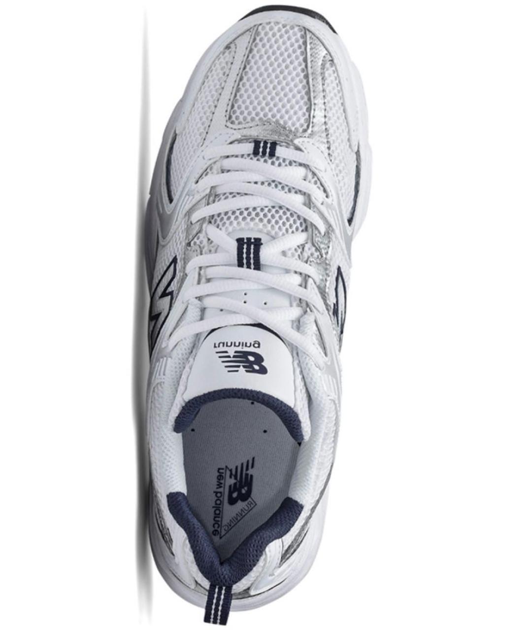 NEW BALANCE Белые текстильные высокие кроссовки / кеды, фото 3