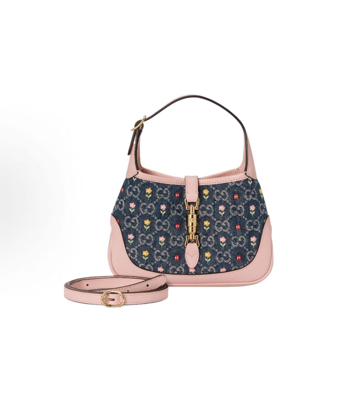 GUCCI Розовая кожаная сумка через плечо, фото 8