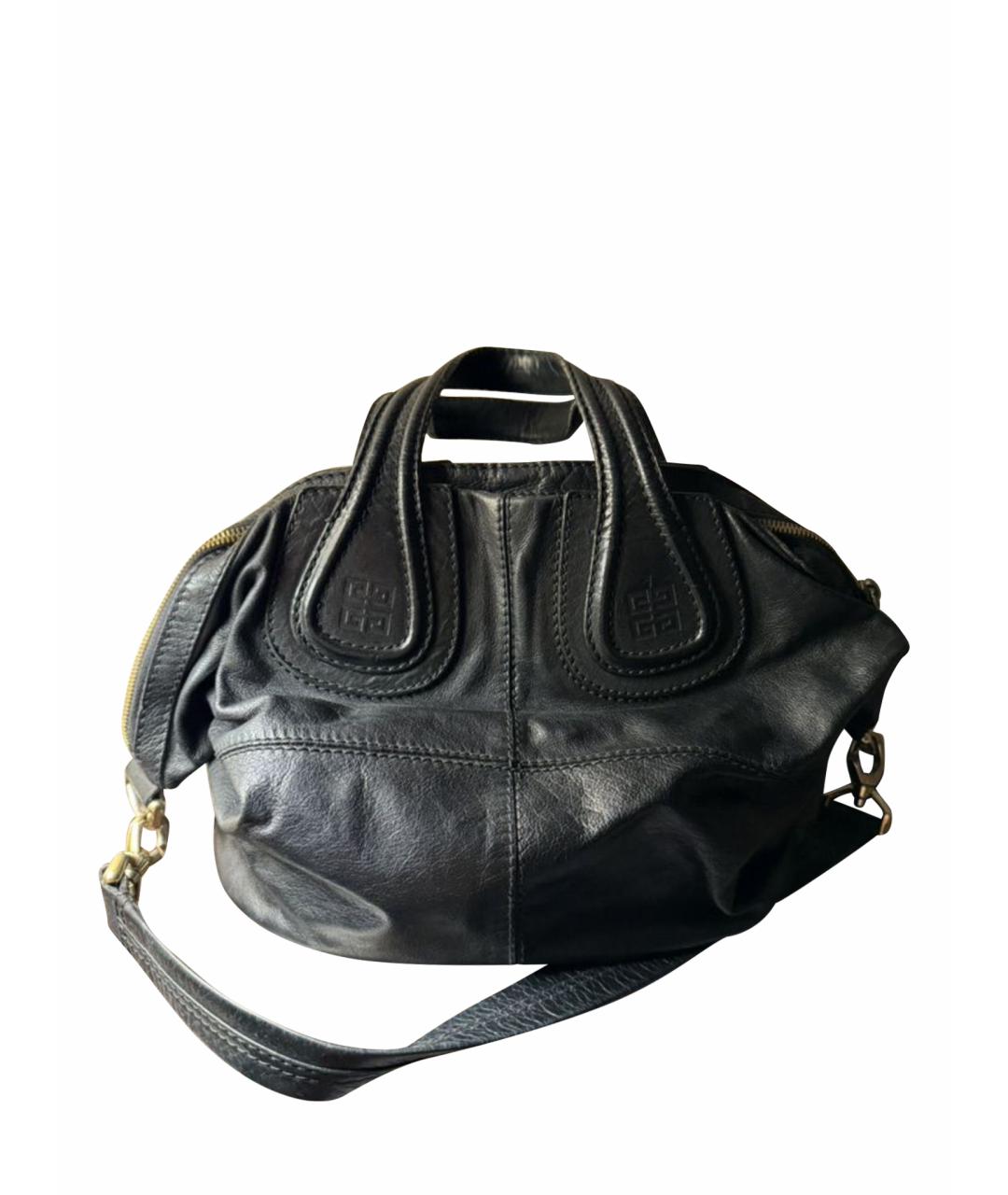 GIVENCHY Черная кожаная сумка тоут, фото 1