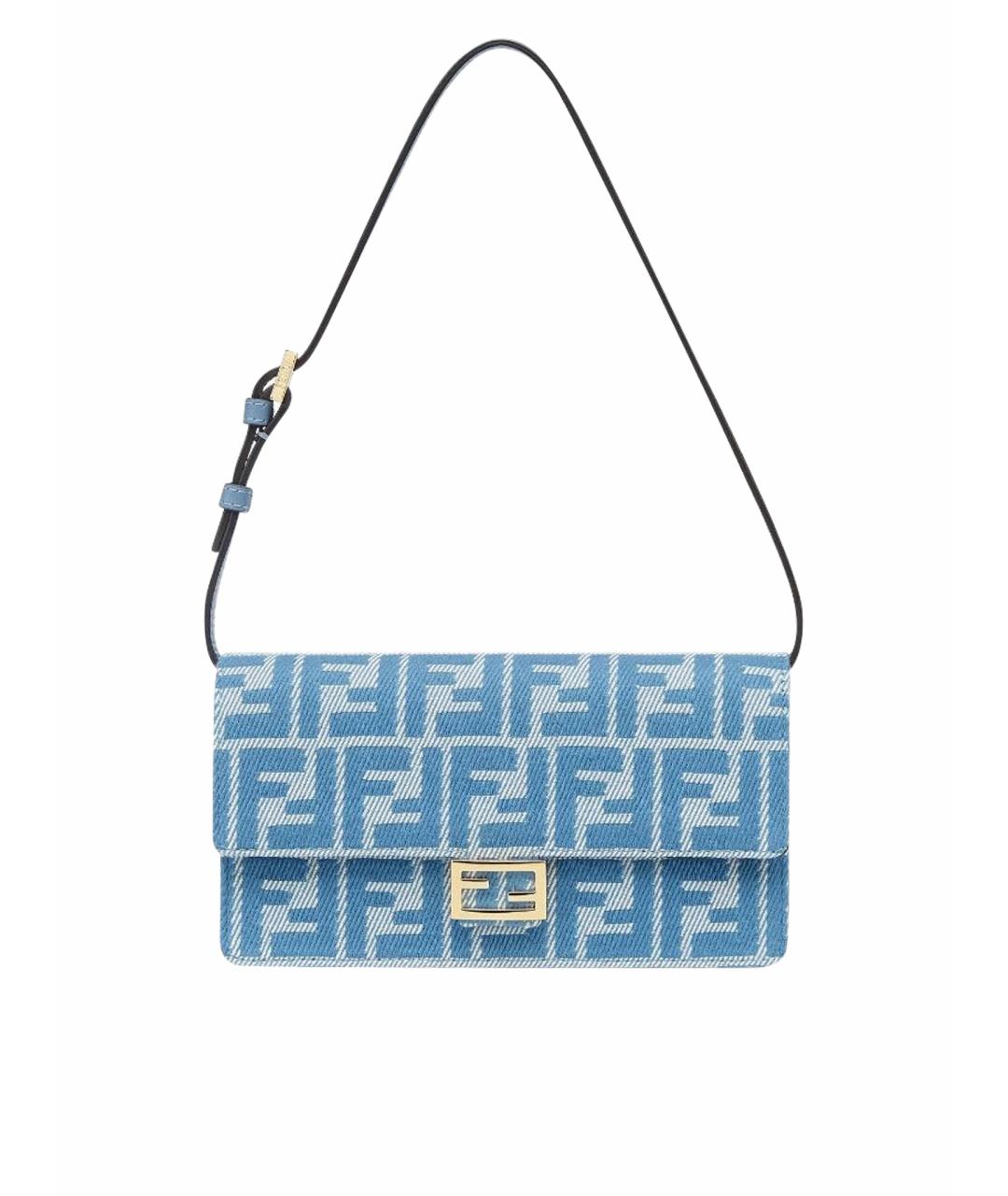 FENDI Синяя сумка через плечо, фото 1