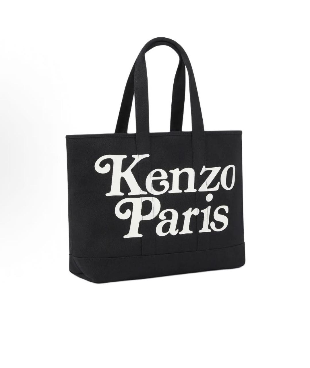 KENZO Черная сумка тоут, фото 5
