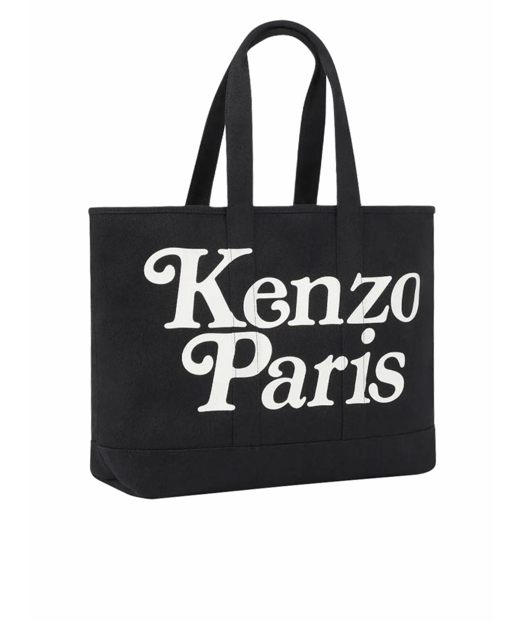 KENZO Черная сумка тоут, фото 1
