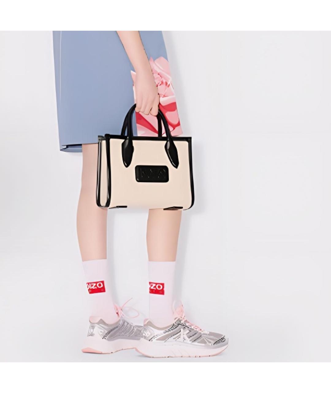 KENZO Бежевая сумка тоут, фото 5