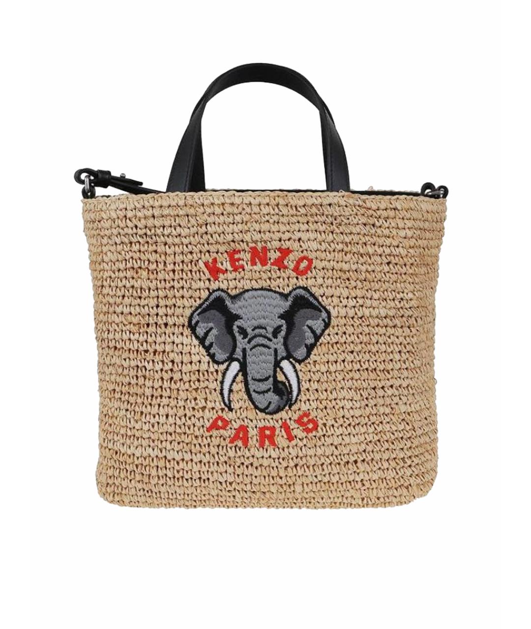 KENZO Пелетеная сумка тоут, фото 1