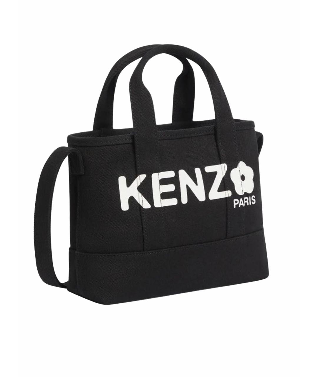 KENZO Черная сумка тоут, фото 1