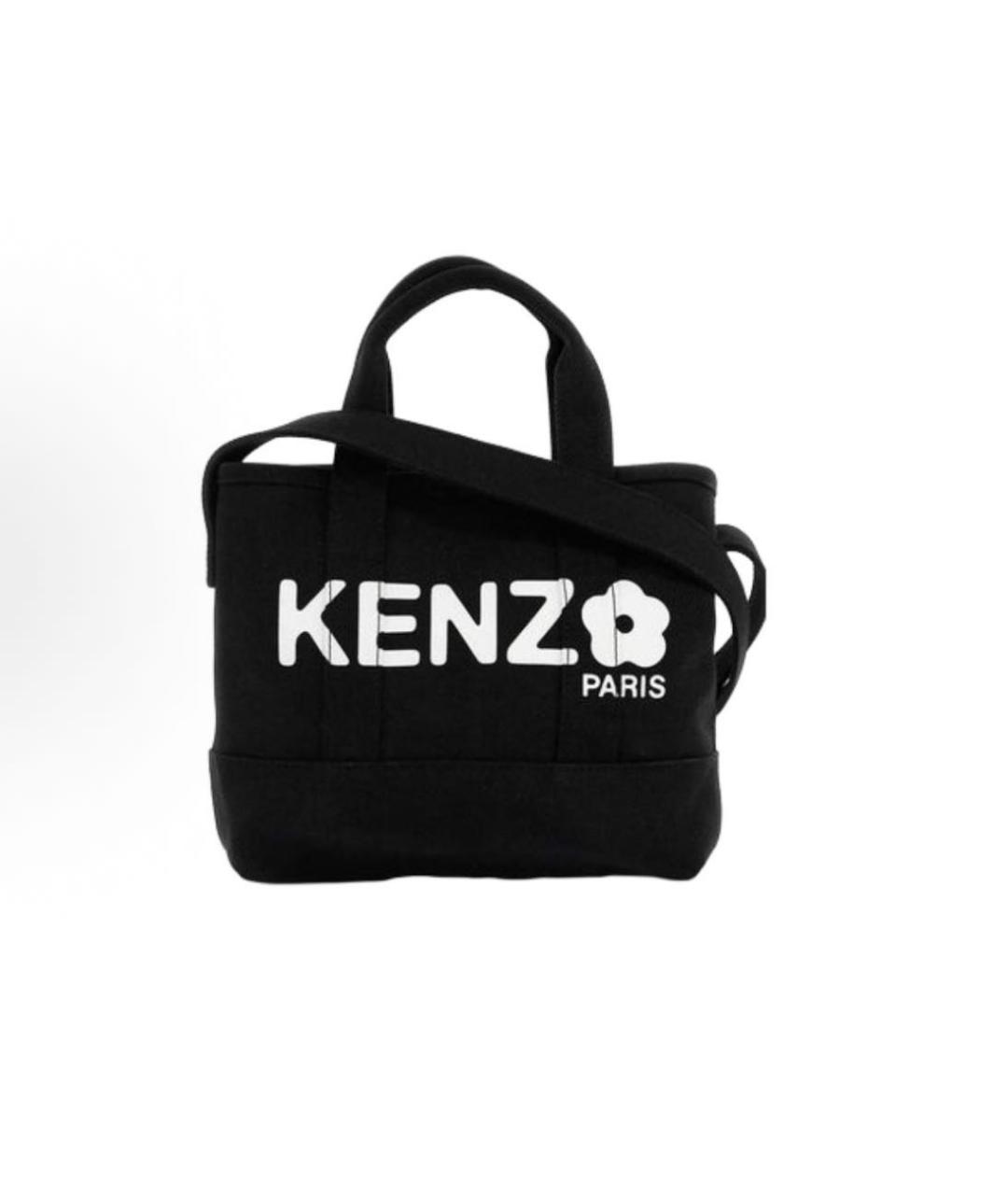 KENZO Черная сумка тоут, фото 2