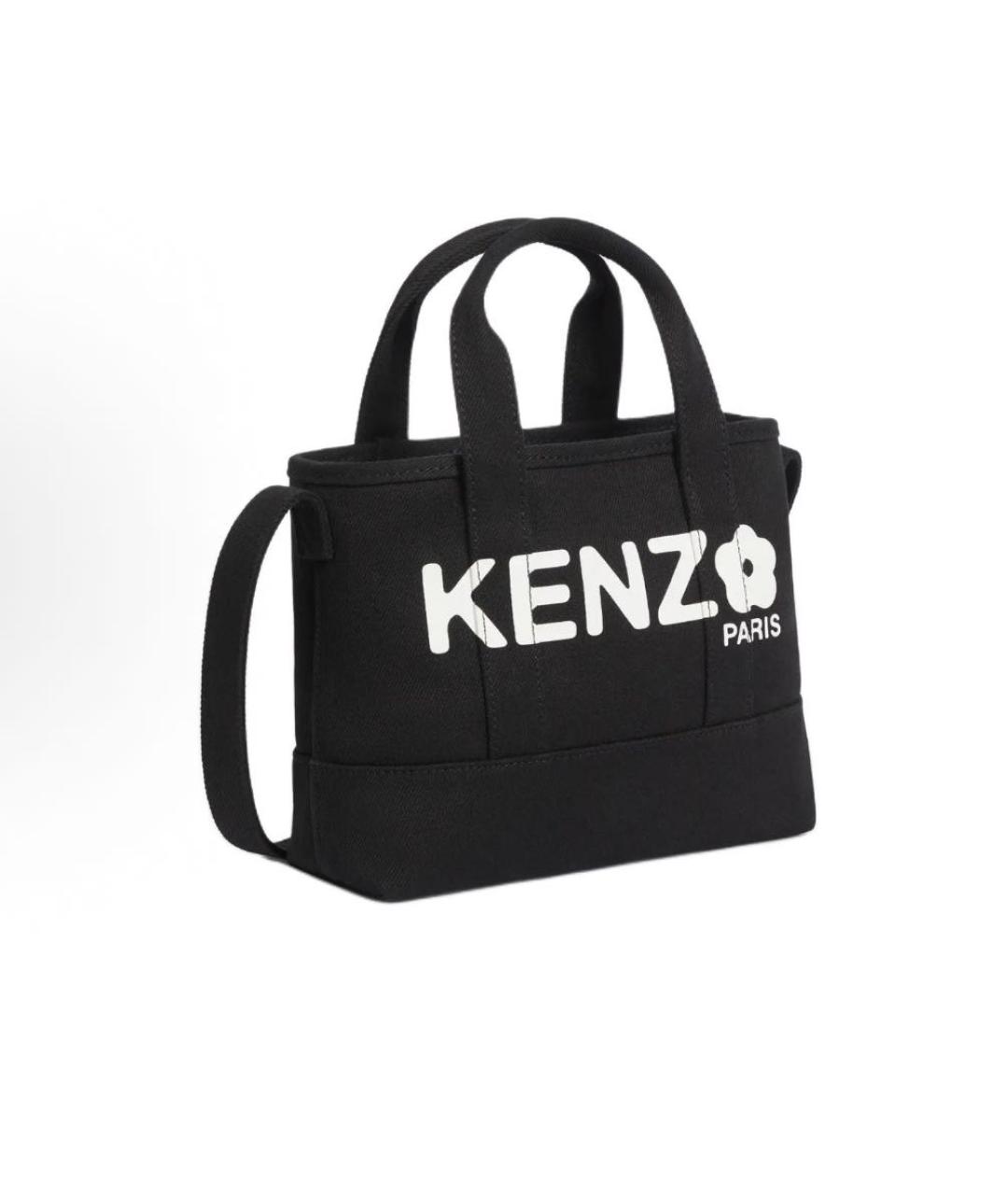 KENZO Черная сумка тоут, фото 6