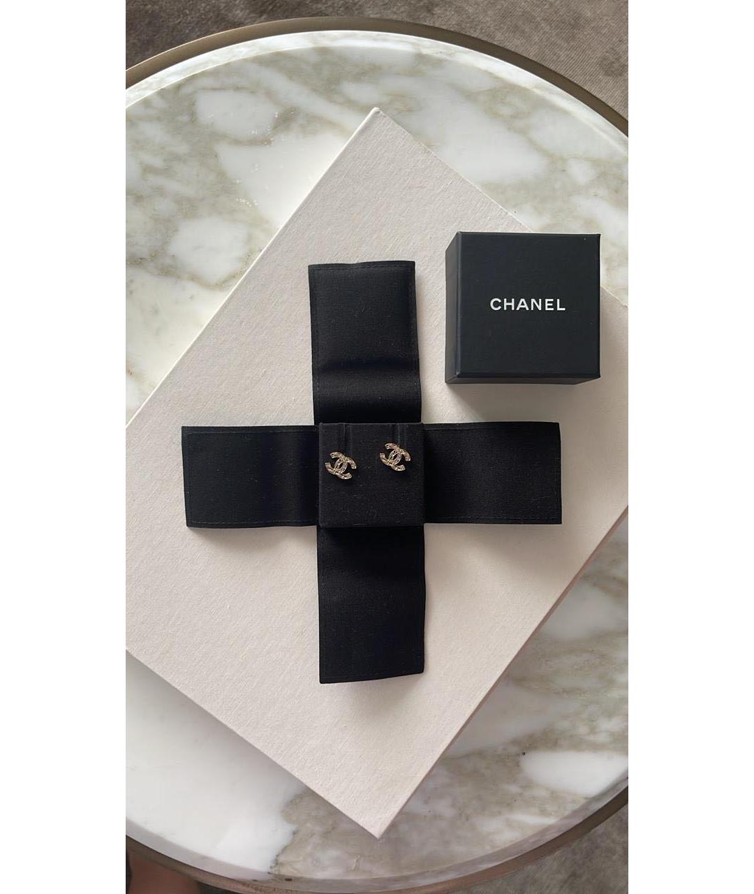 CHANEL Металлические серьги, фото 4