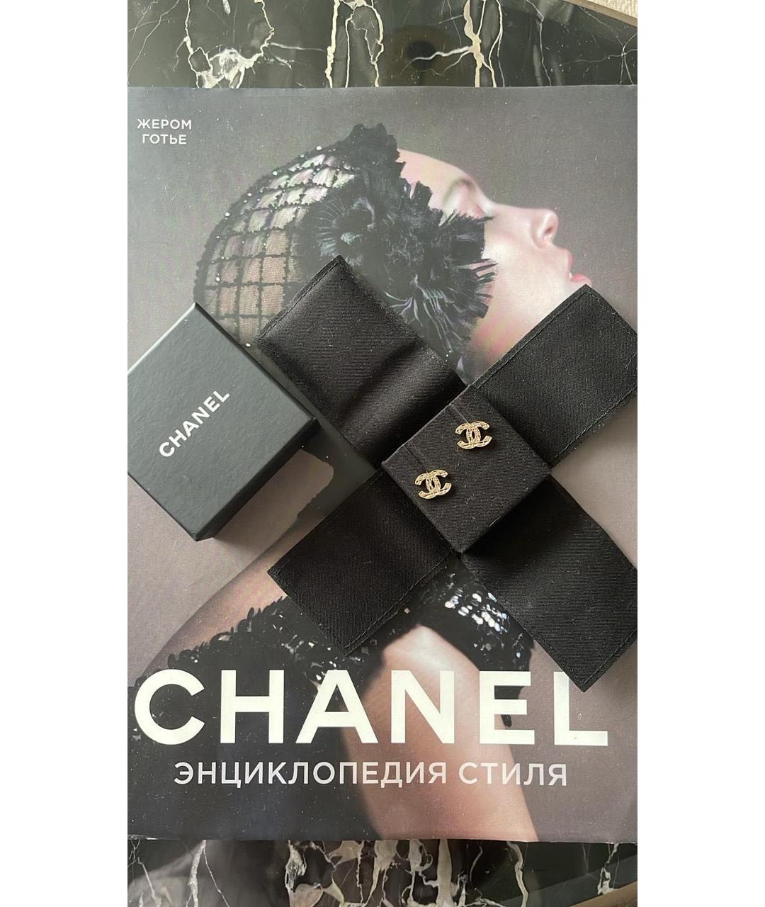 CHANEL Металлические серьги, фото 2