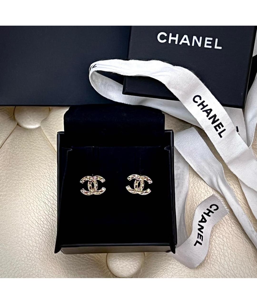 CHANEL Металлические серьги, фото 6