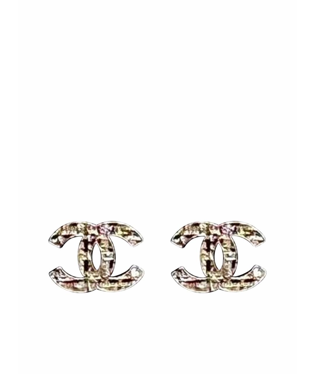 CHANEL Металлические серьги, фото 1