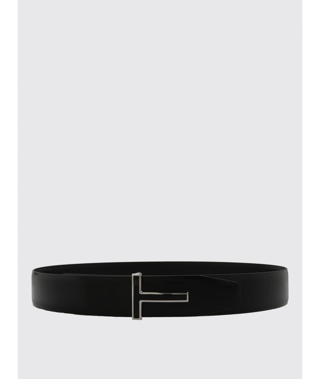 TOM FORD Черный кожаный ремень, фото 4