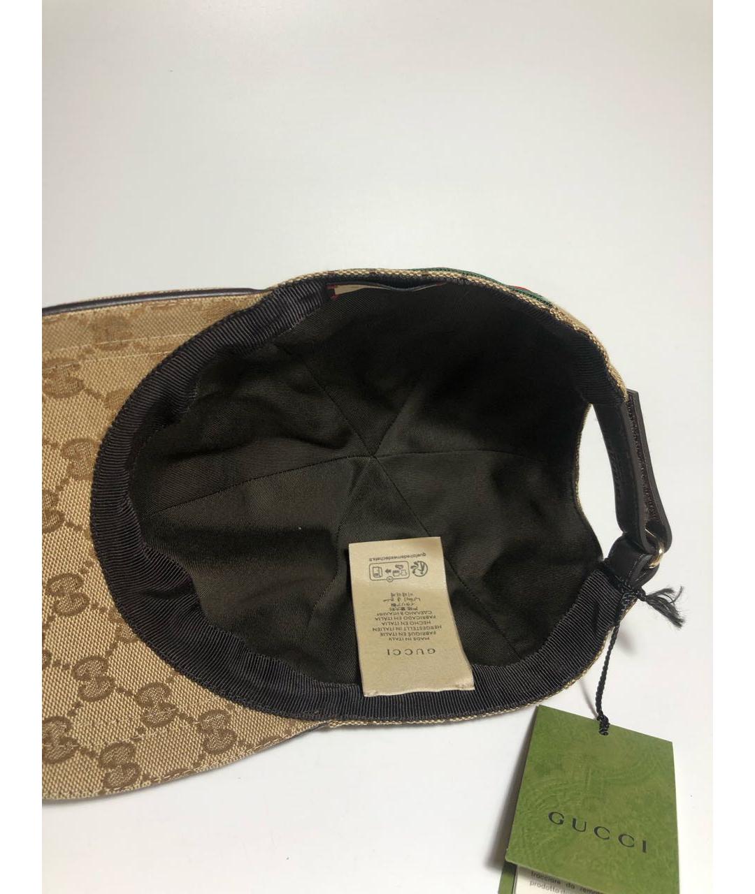 GUCCI Коричневая кепка, фото 4